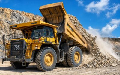 Dump truck videos on youtube reveal how much dirt they haul.